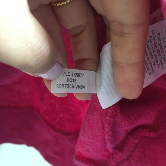 J.CREW Pink Textured Crepe Faux Wrap Top Size XS - Picture 6 of 6